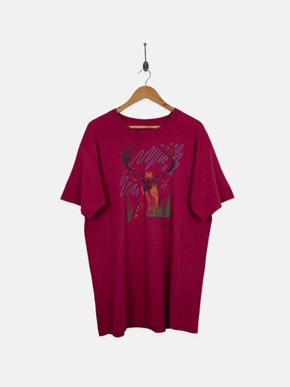 90's Deer USA Made Vintage T-Shirt Size XL