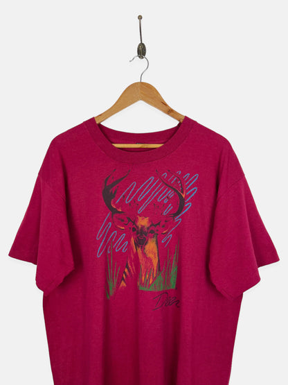 90's Deer USA Made Vintage T-Shirt Size XL