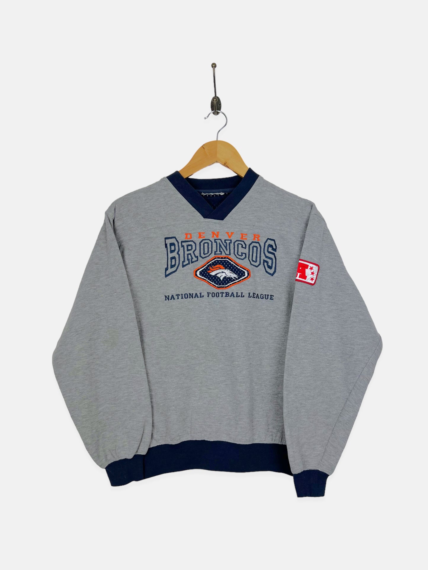90's Youth Denver Broncos Embroidered Vintage Sweatshirt
