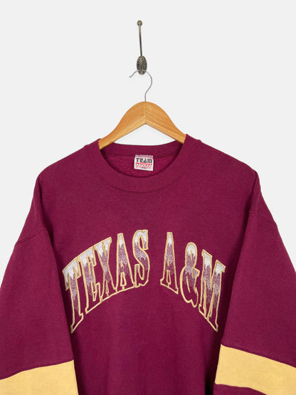 90's Texas A&M Embroidered Vintage Sweatshirt Size 12