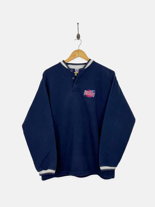 90's Houston Rockets NBA Embroidered Vintage Sweatshirt Size M