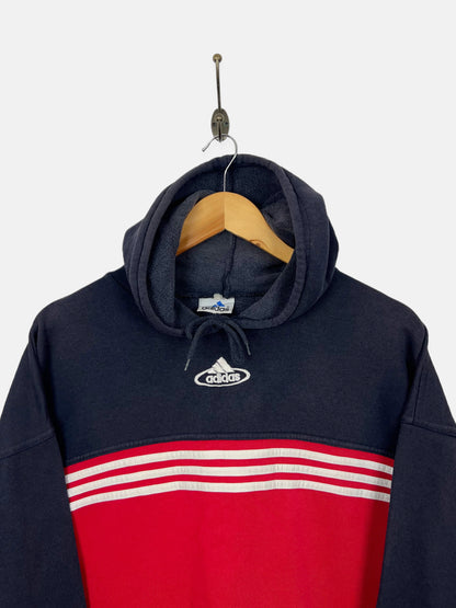 90's Adidas Embroidered Lightweight Vintage Hoodie Size 10-12