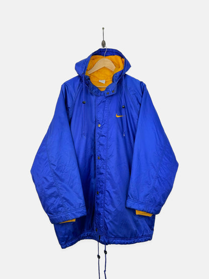 90's Nike Embroidered Vintage Jacket with Hood Size XL