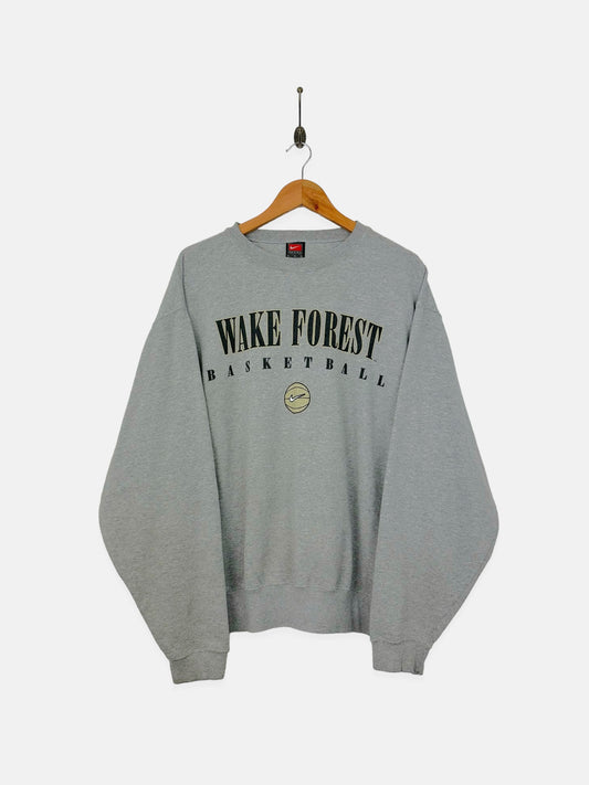 90's Nike Wake Forest Basketball Vintage Sweatshirt Size L