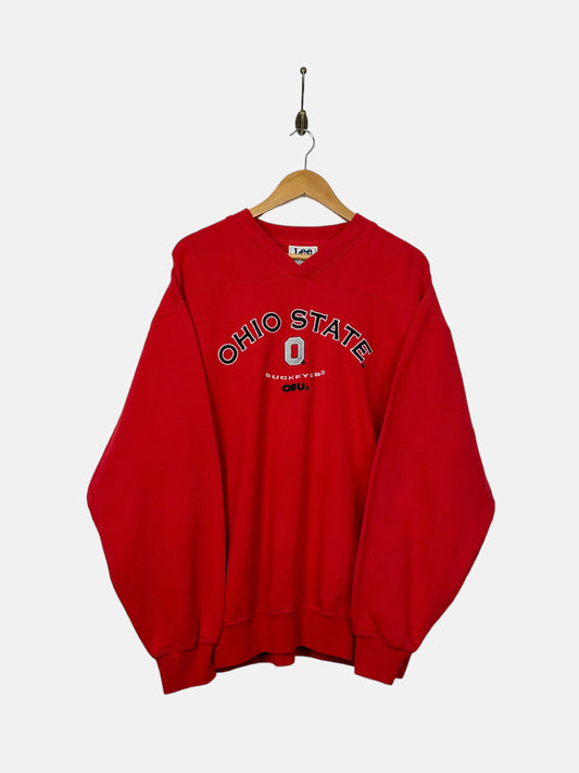 90's Ohio State Buckeyes Embroidered Vintage Sweatshirt Size L
