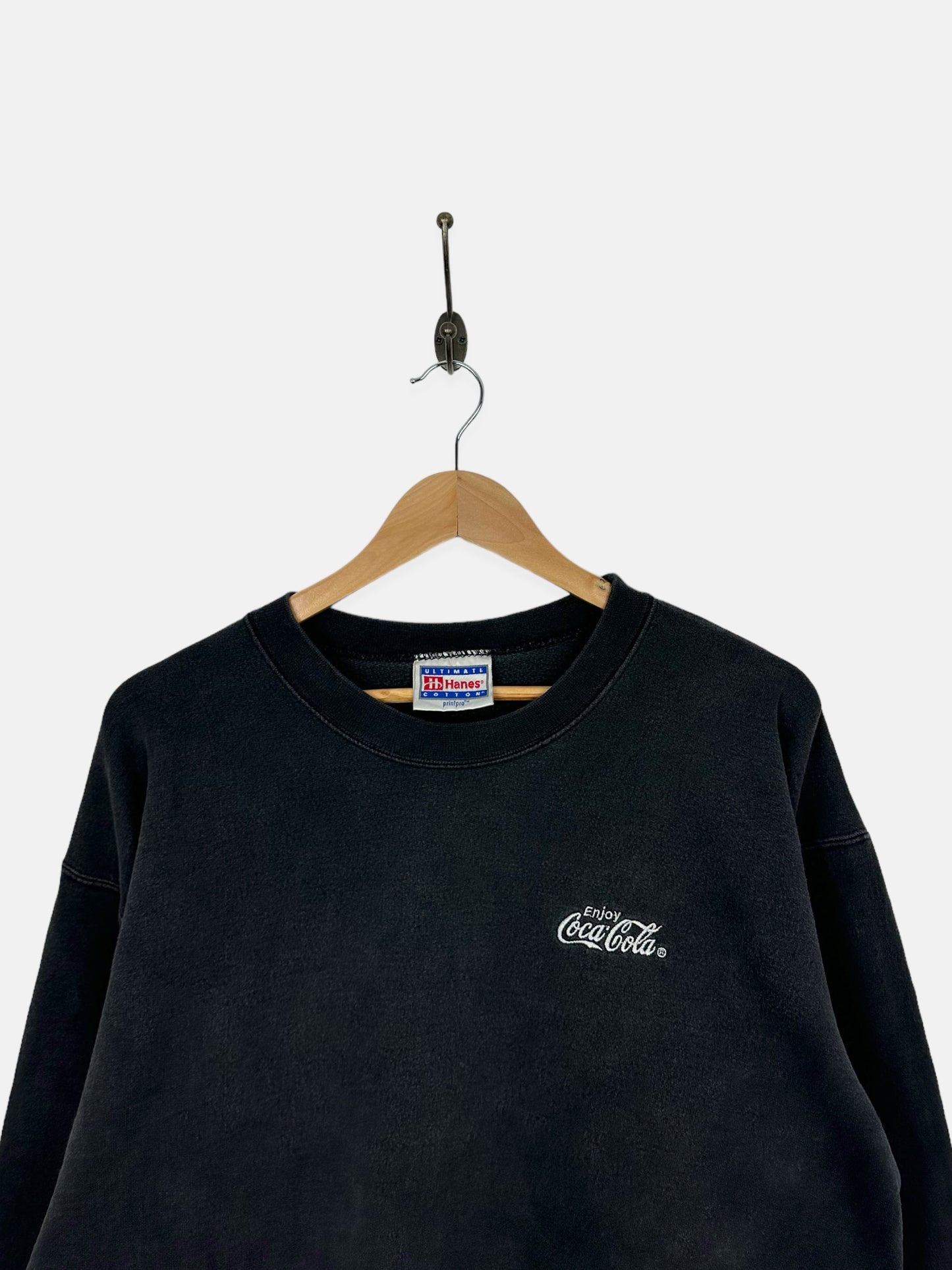 90's Coca-Cola Embroidered Vintage Sweatshirt Size 10