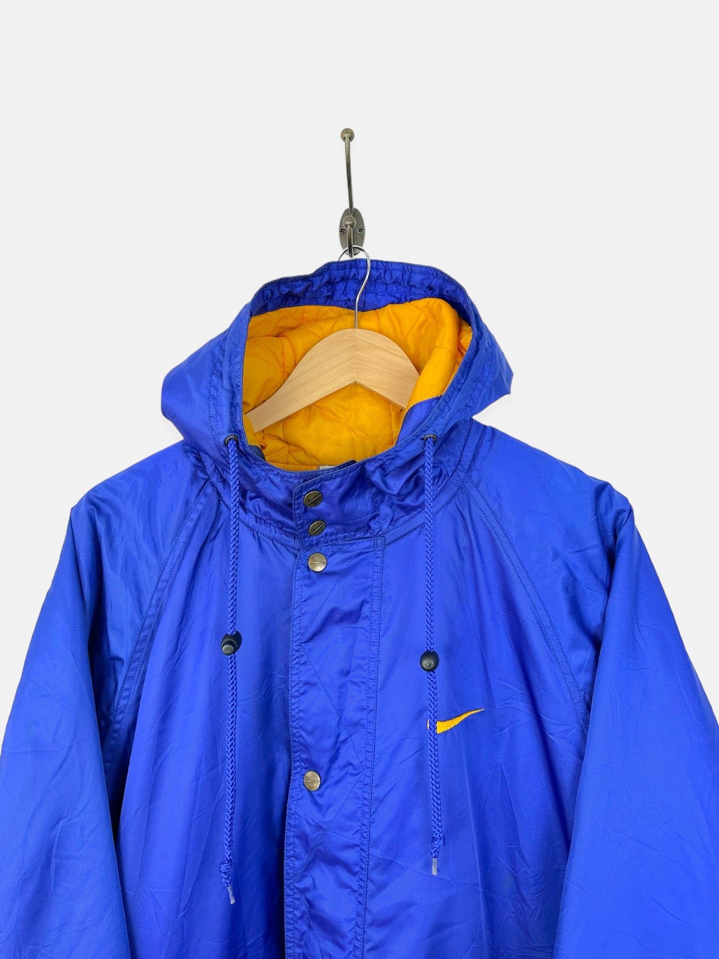 90's Nike Embroidered Vintage Jacket with Hood Size XL