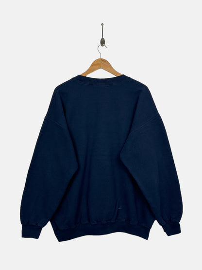 90's Police Embroidered Vintage Sweatshirt Size L