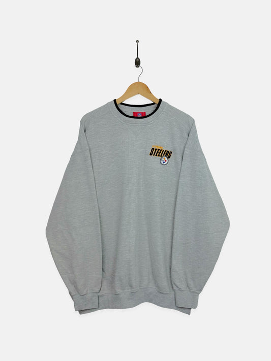 90's Pittsburgh Steelers NFL Embroidered Vintage Sweatshirt Size 2XL