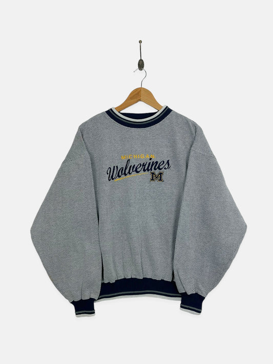 90's Michigan Wolverines Embroidered Vintage Sweatshirt Size S-M