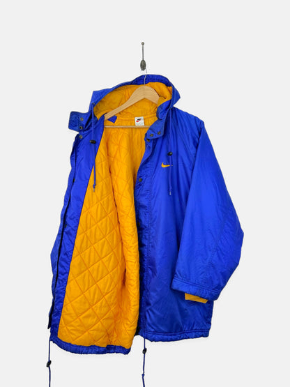 90's Nike Embroidered Vintage Jacket with Hood Size XL