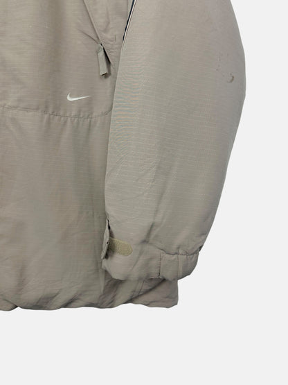 90's Nike Embroidered Vintage Fleece Lined Jacket with Hood Size L