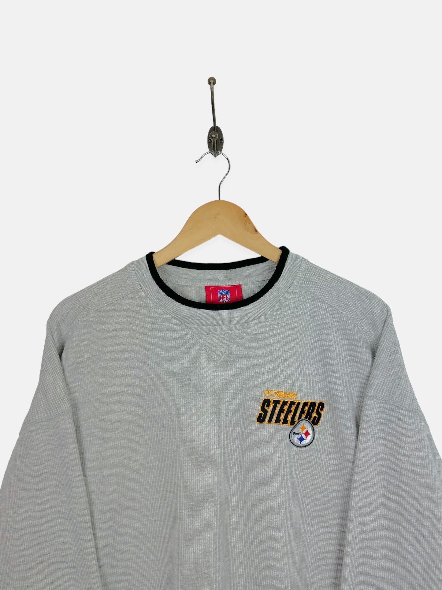 90's Pittsburgh Steelers NFL Embroidered Vintage Sweatshirt Size 2XL