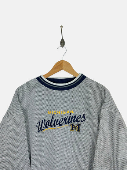 90's Michigan Wolverines Embroidered Vintage Sweatshirt Size S-M