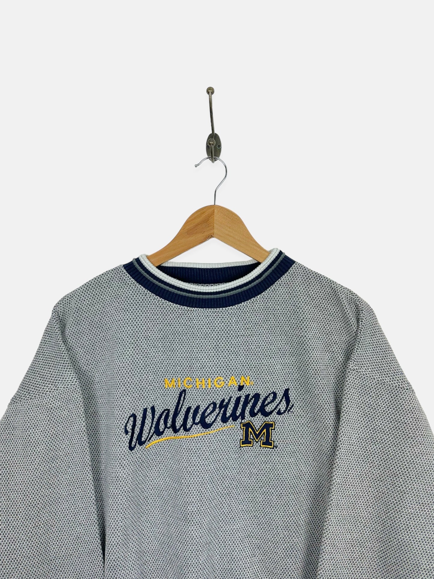 90's Michigan Wolverines Embroidered Vintage Sweatshirt Size S-M