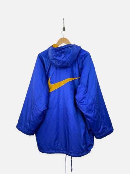 90's Nike Embroidered Vintage Jacket with Hood Size XL