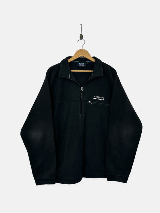 Kathmandu Embroidered Vintage Quarterzip Fleece Size L