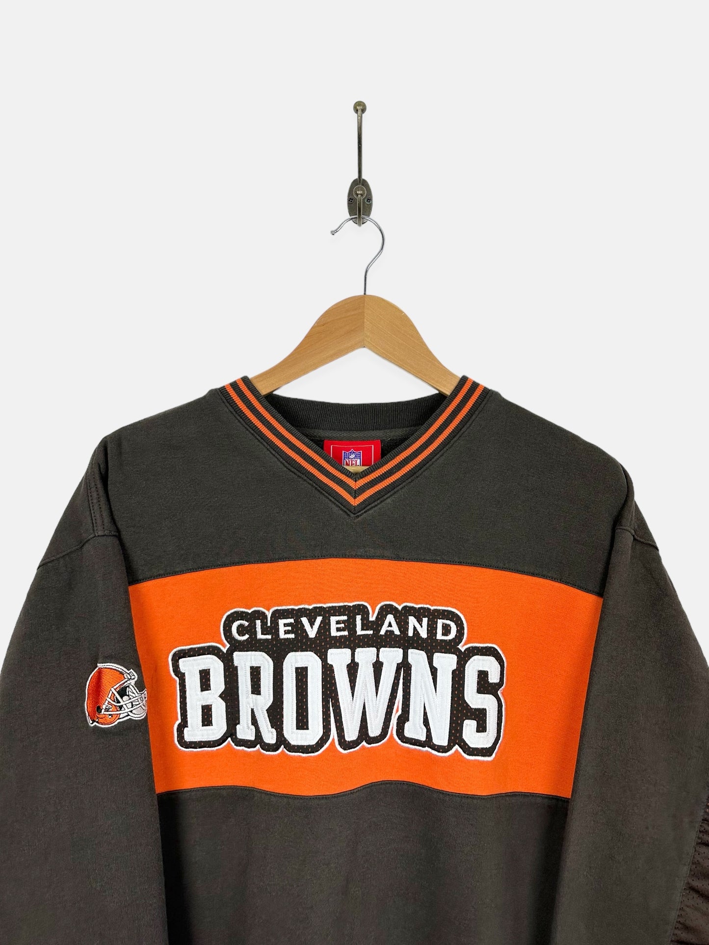 90's Cleveland Browns NFL Embroidered Vintage Sweatshirt Size M