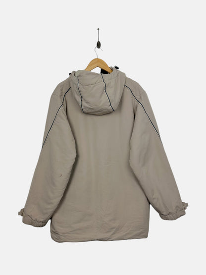 90's Nike Embroidered Vintage Fleece Lined Jacket with Hood Size L