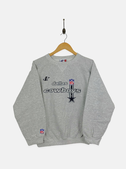90's Dallas Cowboys NFL USA Made Embroidered Vintage Sweatshirt Size 8