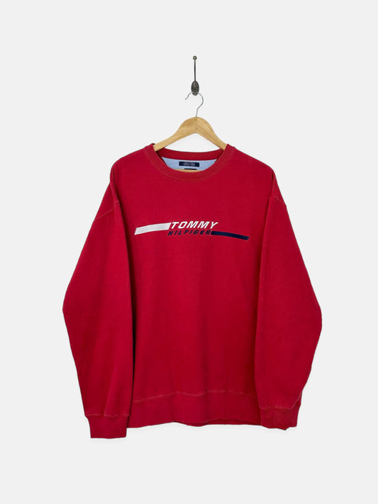90's Tommy Hilfiger Embroidered Vintage Sweatshirt Size M-L
