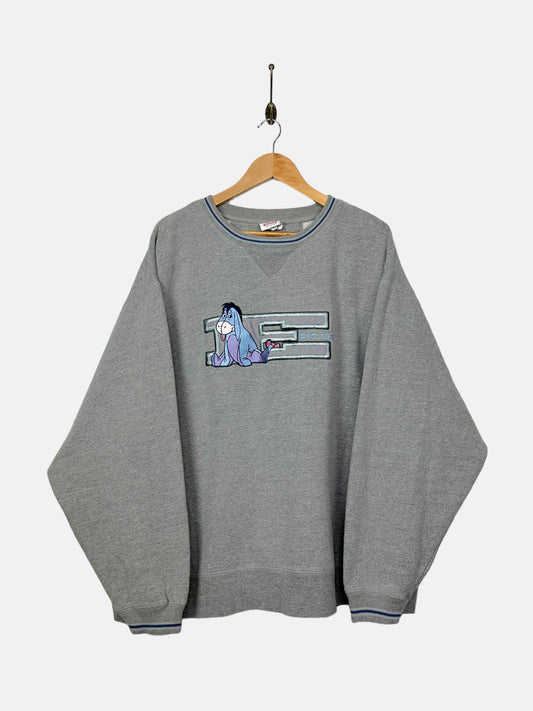 90's Disney Eeyore Embroidered Vintage Sweatshirt Size 2XL