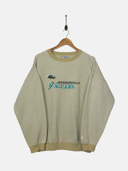 90's Jacksonville Jaguars NFL Embroidered Vintage Sweatshirt Size L