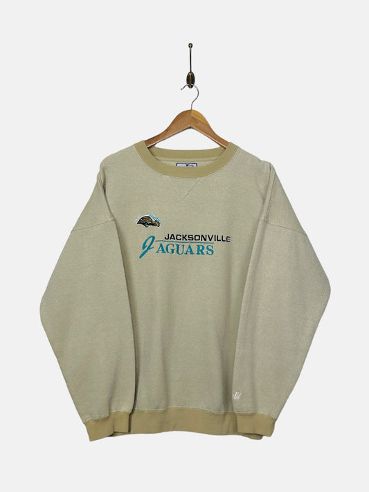 90's Jacksonville Jaguars NFL Embroidered Vintage Sweatshirt Size L