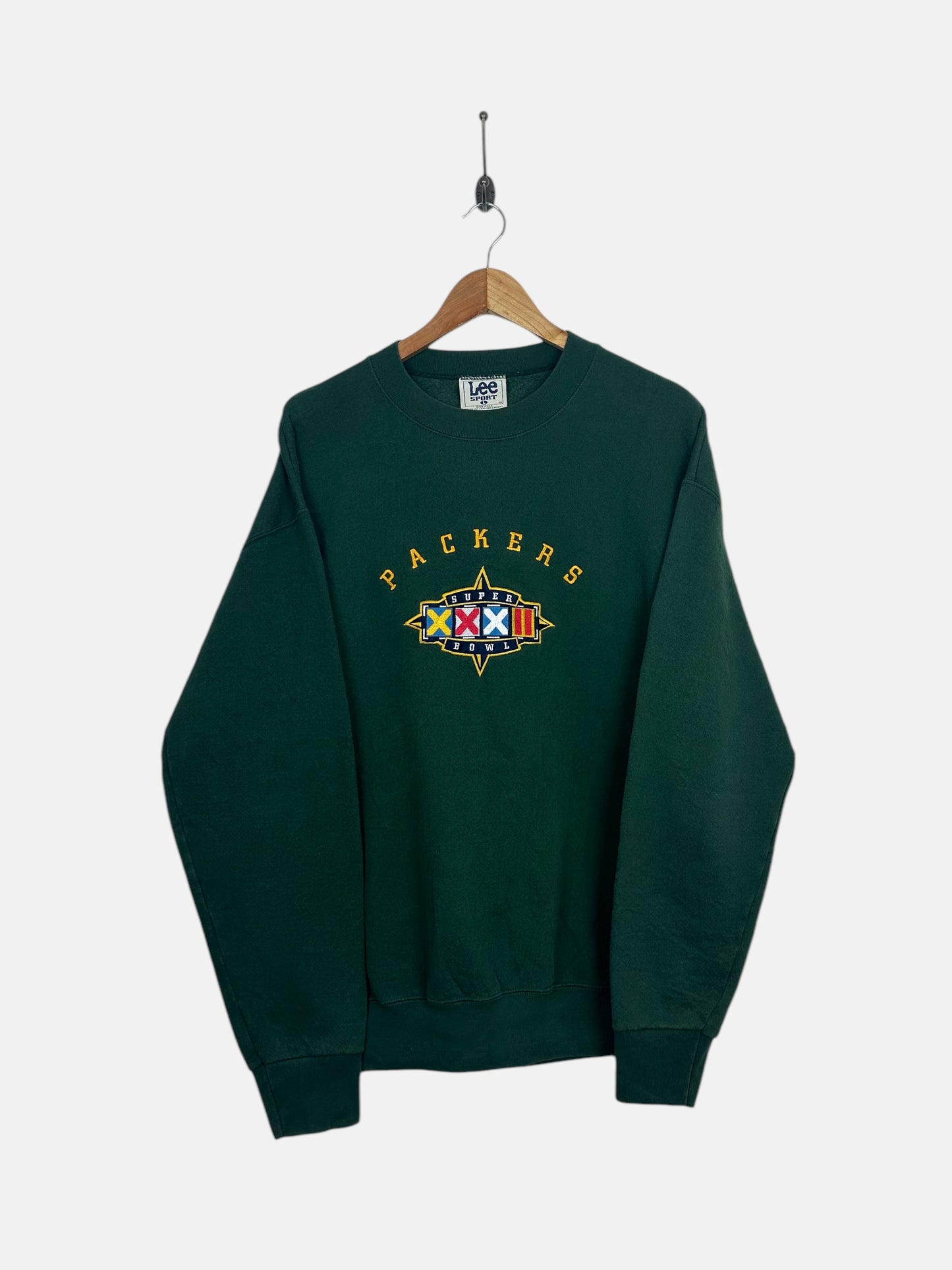 90's Green Bay Packers NFL USA Made Embroidered Vintage Sweatshirt Size M-L