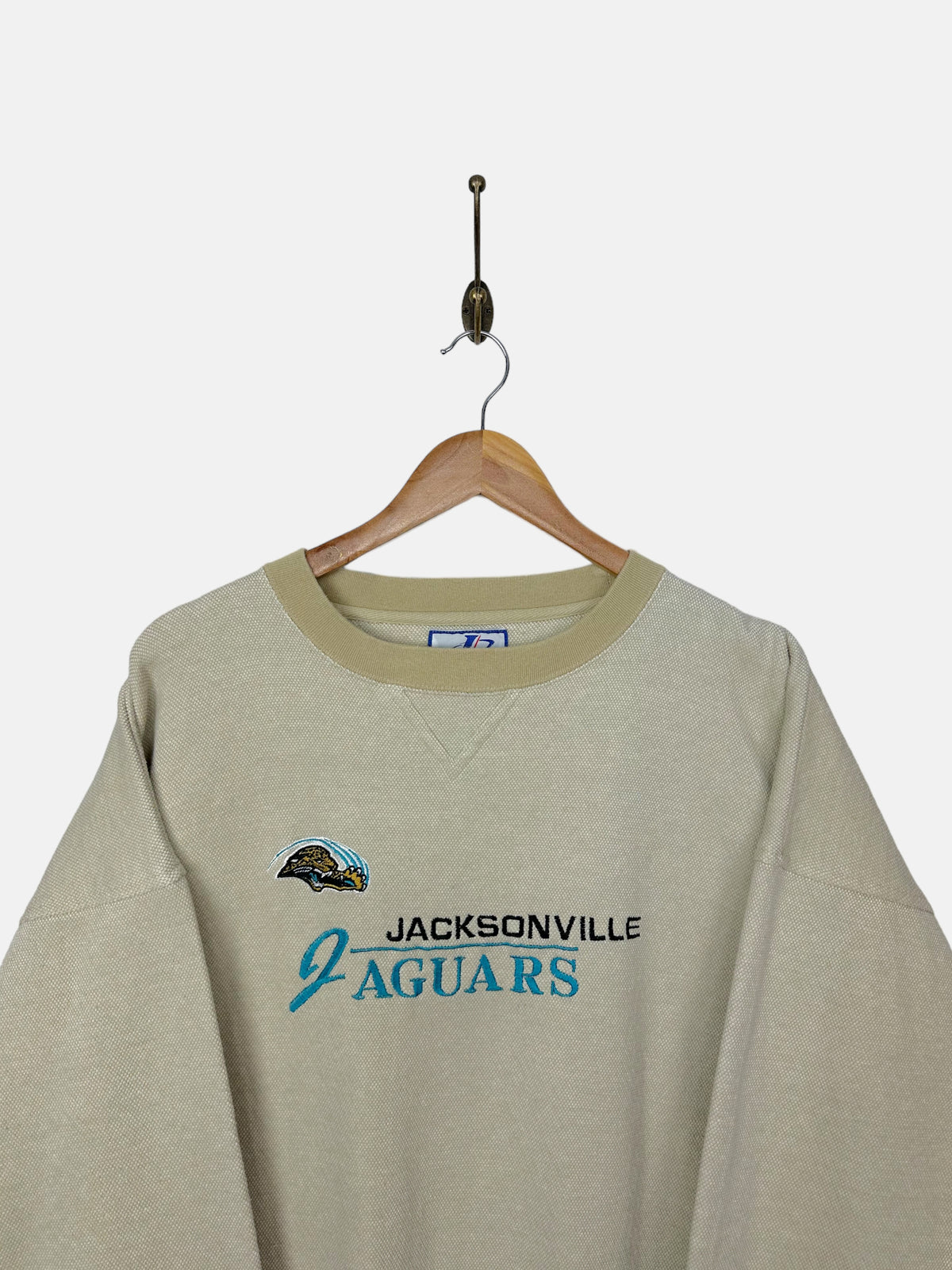 90's Jacksonville Jaguars NFL Embroidered Vintage Sweatshirt Size L