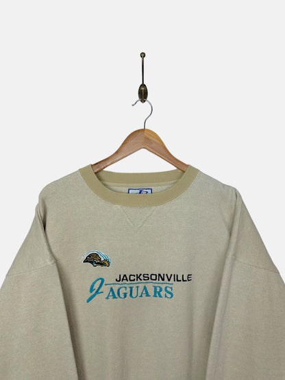 90's Jacksonville Jaguars NFL Embroidered Vintage Sweatshirt Size L