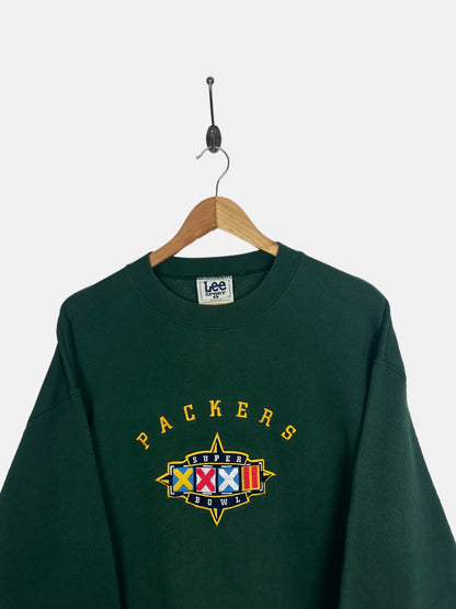 90's Green Bay Packers NFL USA Made Embroidered Vintage Sweatshirt Size M-L