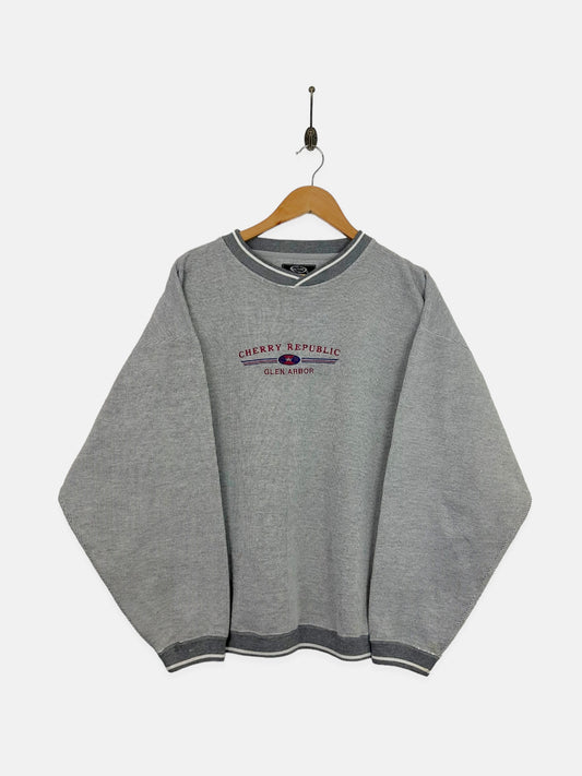90's Cherry Republic Glen Arbor Embroidered Vintage Sweatshirt Size M-L