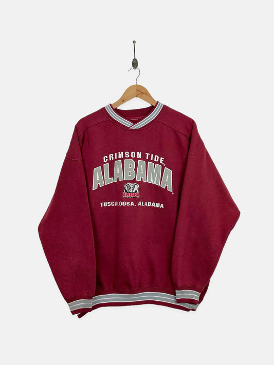 90's Alabama Crimson Tide Embroidered Vintage Sweatshirt Size L