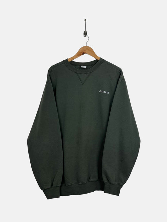 90's Carhartt Embroidered Vintage Sweatshirt Size L-XL