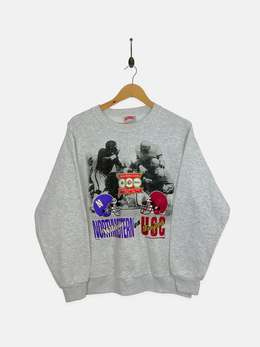 1996 Wildcats vs Trojans USA Made Vintage Sweatshirt Size 10-12