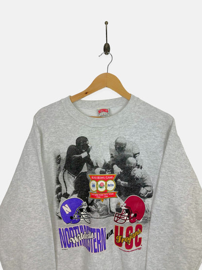 1996 Wildcats vs Trojans USA Made Vintage Sweatshirt Size 10-12