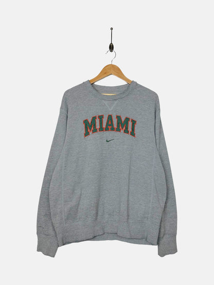 90's Nike Miami Embroidered Vintage Sweatshirt Size L