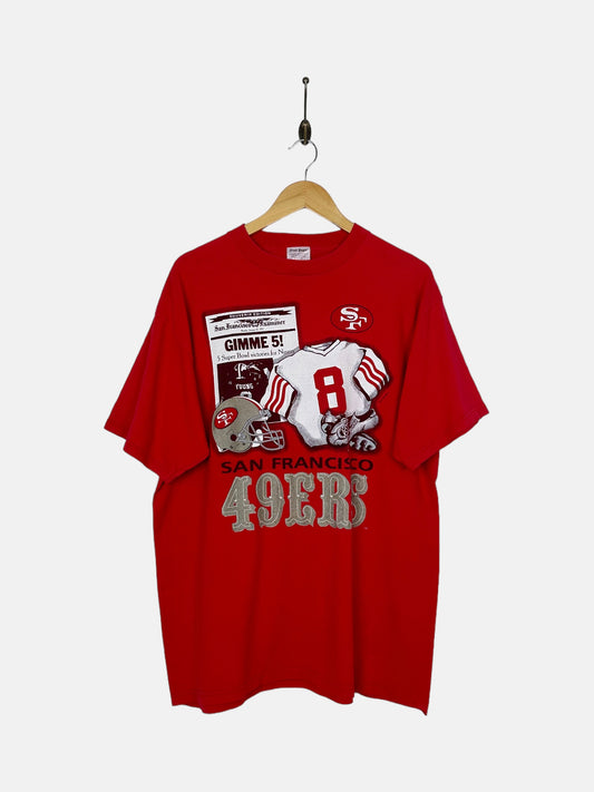90's San Fransisco 49ers NFL USA Made Vintage T-Shirt Size L-XL