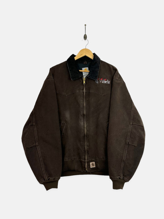 90's Carhartt Heavy Duty Vintage Quilt Lined Jacket Size 2XL