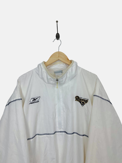 90's Reebok St Louis Rams NFL Embroidered Vintage Jacket Size XL