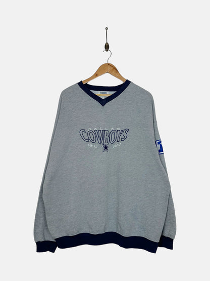 90's Dallas Cowboys NFL Embroidered Vintage Sweatshirt Size XL