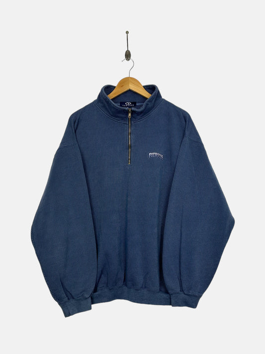 90's Foxwoods Embroidered Vintage Quarterzip Sweatshirt Size L