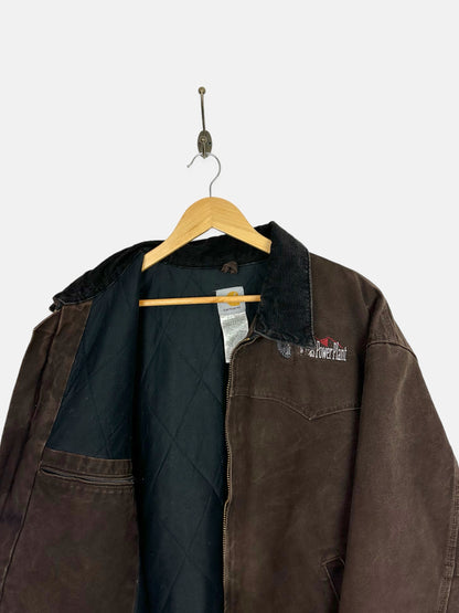 90's Carhartt Heavy Duty Vintage Quilt Lined Jacket Size 2XL