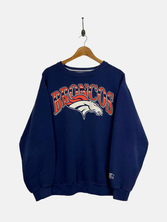 90's Denver Broncos NFL Vintage Sweatshirt Size M