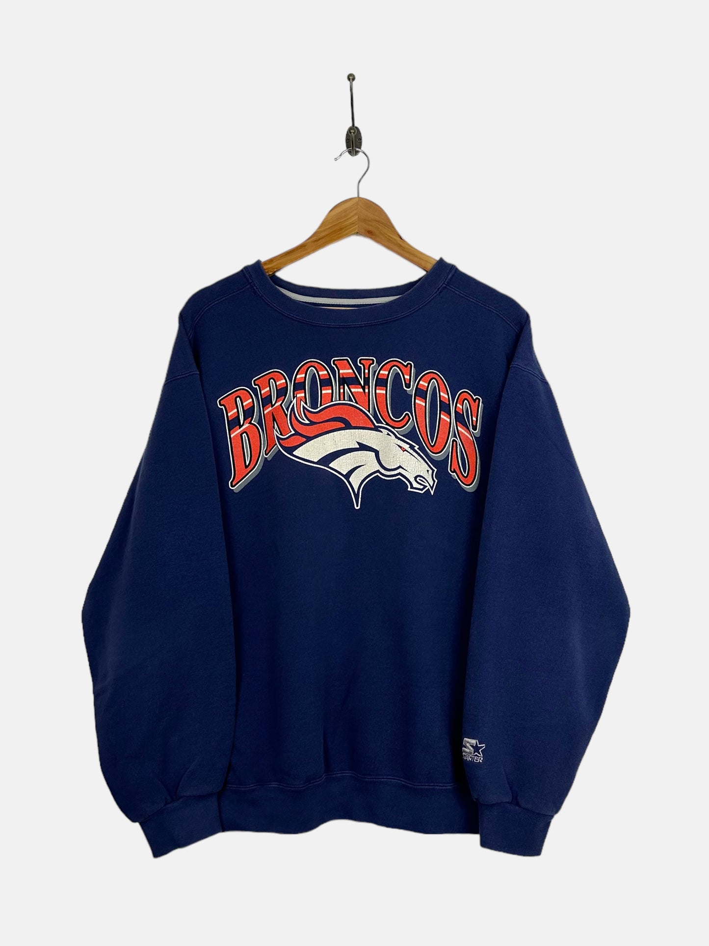 90's Denver Broncos NFL Vintage Sweatshirt Size M