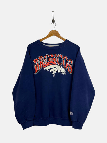 90's Denver Broncos NFL Vintage Sweatshirt Size M