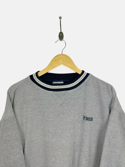 90's Discus Embroidered Vintage Sweatshirt Size M-L
