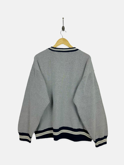 90's Discus Embroidered Vintage Sweatshirt Size M-L