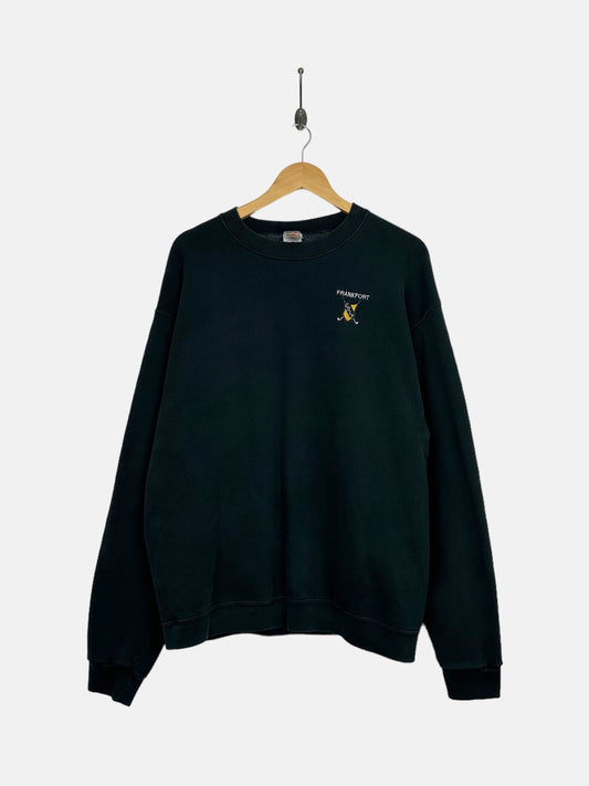 90's Frankfort Golf Embroidered Vintage Sweatshirt Size XL